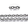 Tarnish Resistant 304 Stainless Steel Cable Chains CHS-T003-28P-2