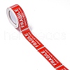 Self-Adhesive Paper Warning Tag Stickers X-DIY-K039-04D-2