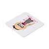 Square Paper Earring Display Cards CDIS-C004-02A-4