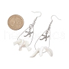 6 Pairs 6 Styles Natural Trochid Shell Dangle Earrings EJEW-JE06082-3