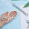 Plastic Pearl Alloy Phone Hand Strap Chains FIND-WH0260-55P-3