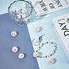 DELORIGIN 12Pcs 6 Colors Handmade Polymer Clay Beads DIY-DR0001-86-4