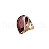 Alloy Rhinestone Finger Rings EW8675-2-2