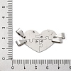 201 Stainless Steel Connector Charms STAS-Q342-37P-3