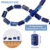 SUPERFINDINGS 2 Strands Natural Lapis Lazuli Beads Strands G-FH0002-38-2
