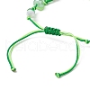 Glass and Braided Nylon Thread Beaded Bracelets BJEW-JB11509-4