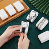 Imitation Leather Bracelet Watch Pillow Jewelry Displays BDIS-WH0016-03A-3