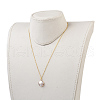 Plated Natural Baroque Pearl Keshi Pearl Beads Jewelry Sets SJEW-JS00977-6