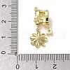 Brass Micro Pave Cubic Zirconia Pendants KK-D383-04G-02-3