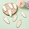 Undyed Wooden Big Pendant X-WOOD-TA0002-20-4