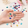 72pcs 12 colors Teardrop Shape Sew on Rhinestone GLAA-TA0001-45-7