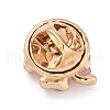 Alloy Lapel Pin Backs for Backpack Clothes JEWB-M068-06G-01-2