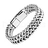 Punk Style 304 Stainless Steel Curb Chain Bracelets for Men WGFAED6-01-2