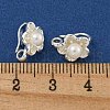 Brass Micro Pave Cubic Zirconia Enhancer Shortener Pendant Bails KK-B096-06S-3