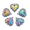 Rainbow Color Alloy Pendants PALLOY-N156-137-NR-1