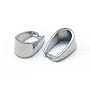 Tarnish Resistant 304 Stainless Steel Snap on Bails STAS-E012-3-1