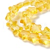Transparent Glass Beads GLAA-F112-04C-4