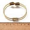 Mother's Day 304 Stainless Steel Bangles BJEW-R014-03G-5