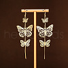 Alloy Dangle Earrings EJEW-S260-01F-G-1