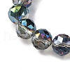 Transparent Electroplate Glass Beads Strands EGLA-N002-34D-F05-3