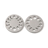 Tarnish Resistant 304 Stainless Steel Connector Charms STAS-J042-17P-1