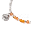 Glass Seed Beads Braided Bracelets BJEW-MZ00176-03-4