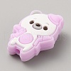Bear Food Grade Eco-Friendly Silicone Focal Beads SIL-SZC0008-04E-2