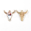 Zinc Alloy Enamel Pendants ENAM-N056-213C-1
