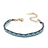 Handmade Glass Seed Beaded Bracelets for Women BJEW-MZ00158-02-3