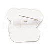 Dog with Gift Box Acrylic Brooches JEWB-P018-01C-2