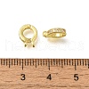 Rack Plating Brass Micro Pave Clear Cubic Zirconia Enhancer Shortener Bails KK-F883-12G-3