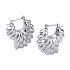 304 Stainless Steel Hoop Earrings EJEW-K272-03P-1