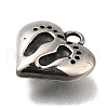 Retro 304 Stainless Steel Charms STAS-L284-18AS-04-2