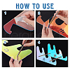 2-Tier Transparent Acrylic Keyboard Stands ODIS-WH0027-055-3