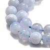 Natural Blue Lace Agate Beads Strands G-F222-30-6mm-01-3