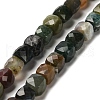 Natural Indian Agate Beads Strands G-H078-C11-01-2