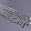 Stainless Steel 2.5mm Singapore Chains Necklaces JS7236-5-1