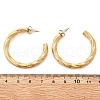 304 Stainless Steel Twist C-Shaped Stud Earrings EJEW-V016-09G-02-5