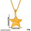 Stainless Steel Star Pendant Necklaces for Women KF3781-2-3