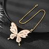 Butterfly Alloy Rhinestone Ceiling Fan Pull Chain Extenders FIND-JF00115-06-2