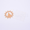 Self Adhesive Brass Stickers DIY-TAC0005-38I-4cm-1