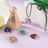 Yilisi 10Pcs 10 Styles Natural & Synthetic Gemstone Pendants G-YS0001-23-7