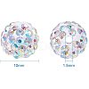 Polymer Clay Pave Rhinestone Beads RB-NB0001-02-2