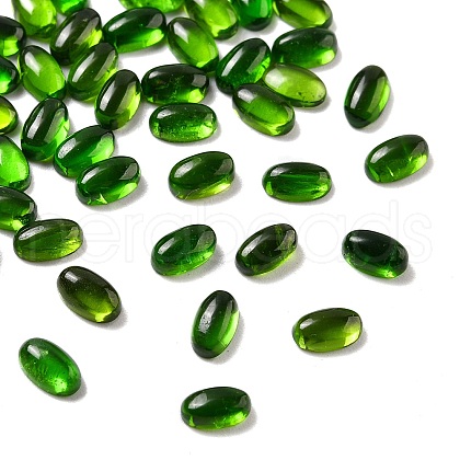Natural Grade AA Green Diopside Cabochons G-L616-02C-1