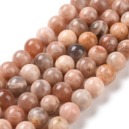 Round Natural Multi-Moonstone Beads Strands X1-G-I176-09-8mm-1