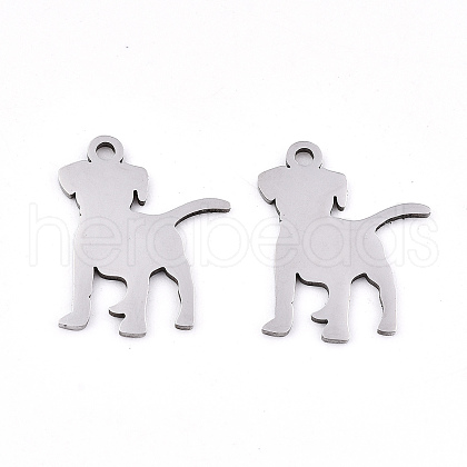 Non-Tarnish 201 Stainless Steel Pendants X-STAS-S081-050-1