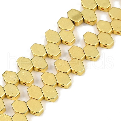 Electroplated Synthetic Non-magnetic Hematite Beads Strands G-G174-J01-01-1