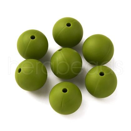 Food Grade Eco-Friendly Silicone Beads SIL-WH0013-01M-1