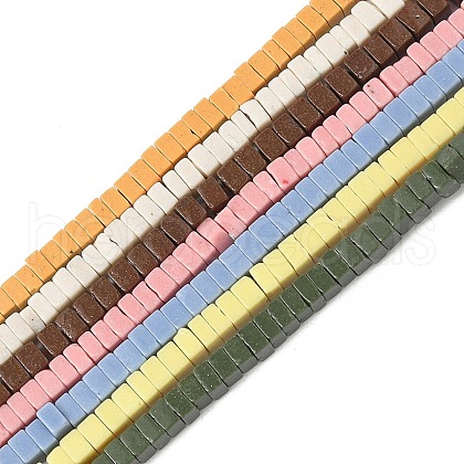 Handmade Porcelain Imitation Lava Rock Beads Strands PORC-A029-01-1