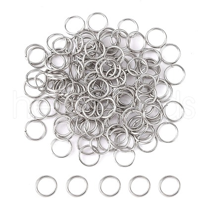 304 Stainless Steel Open Jump Rings STAS-E067-05-7mm-1